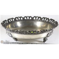 13" PEWTER BOWL
