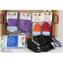 FLAT OF ASSORTED DOG ACCESSORIES, INCLUDES