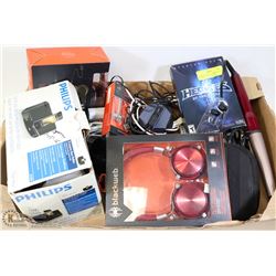 LOT OF ELECTRONICS AND CHARGING CABLES