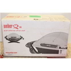NEW WEBER Q100 SILVER GAS GRILL