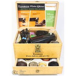 RONSON ROTO MAGNETIC SHOE SHINE KIT