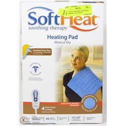 SOFT HEAT HEATING PAD WITH 4 POWER HEAT SETTINGS
