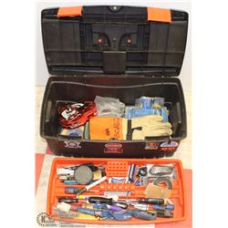 BLACK & DECKER TOOLBOX WITH TOOLS