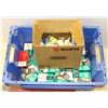 Image 1 : BIN WITH BULBS & SWITCHES