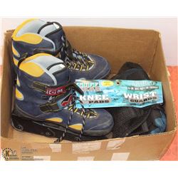 BOX W/CCM SIENNA MEN'S SIZE 9 ROLLER