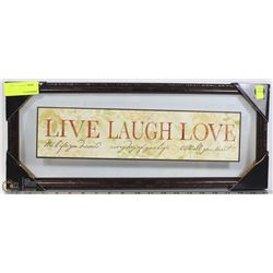 LIVE LAUGH LOVE WALL HANGING
