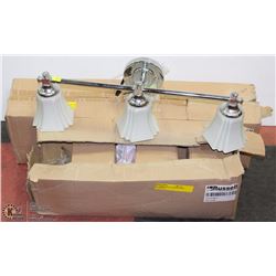 LOT OF 3 SHOWHOME VANITY LIGHTS