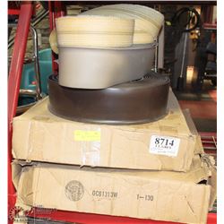 LOT OF ASSORTED ROLLS OF VINYL BASE BOARD