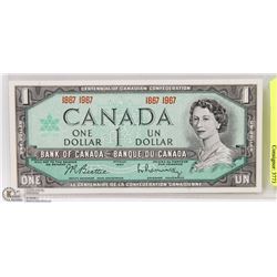 CENTENNIAL ONE DOLLAR BILL