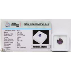 #31-NATURAL PURPLE ZIRCON 6.40CTS