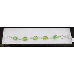 #24-AUSTRALIAN TRIPLE OPAL GEMSTONE BRACELET