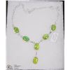 Image 1 : #20-AUSTRALIAN TRIPLE OPAL GEMSTONE NECKLACE