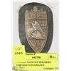 Image 1 : GERMAN NAZI 1929 NERNBERG UNIFORM PATCH/BADGE