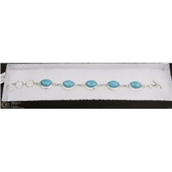 #10-CARRIBAN LARIMAR GEMSTONE BRACELET