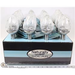 CASE OF 16 SOLAR PATHWAY LIGHTS