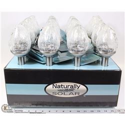 CASE OF 16 SOLAR PATHWAY LIGHTS