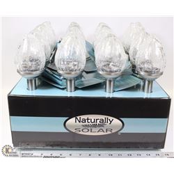 CASE OF 16 SOLAR PATHWAY LIGHTS