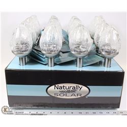 CASE OF 16 SOLAR PATHWAY LIGHTS