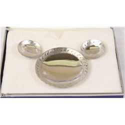 FLEETWOOD STERLING SILVER EARRING & BROACH SET