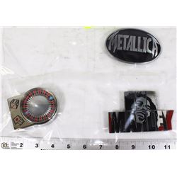 METALLICA, BOB MARLEY, AND ROULETTE BELT BUCKLES