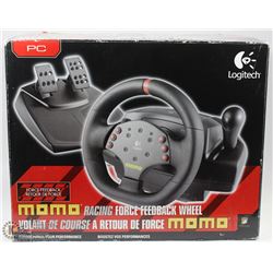 LOGITECH MOMO FORCE FEEDBACK RACING STEERING WHEEL