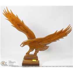 WOOD EAGLE ORNAMENT