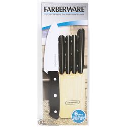 FARBERWARE 6 PIECE KNIFE SET