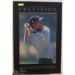 DAVID DUVAL RAISED PLAQUE 2' X 3'