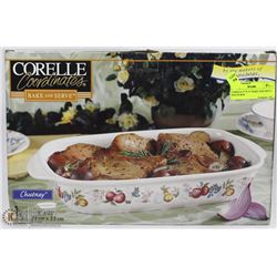 CORELLE 9" X 13" BAKE AND SERVE PAN IN BOX