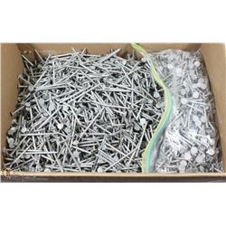 BOX OF ASST SIZE ROOFING NAILS