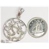 Image 2 : STERLING SILVER 40 DIAMOND PENDANT