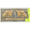 Image 1 : 1937 CANADIAN $50 BILL