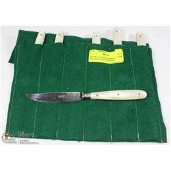 SET OF 6 VINTAGE GERMANY SOLINGEN DINNER KNIVES W/