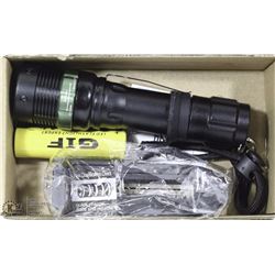 5000 TACTICAL FLASHLIGHT WITH LITHIUM ION BATTERY