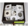 Image 1 : BOX WITH OVER 60 WORLD COINS