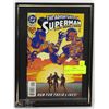 Image 1 : FRAMED SUPERMAN COMIC BOOK DISPLAY