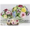 Image 1 : SET OF 3 FLORAL CHINA BOUQUETS BY ADDERLAY