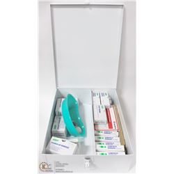 NEW SHOP SIZE METAL FIRST AID KIT