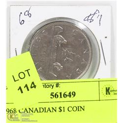 1968 CANADIAN $1 COIN