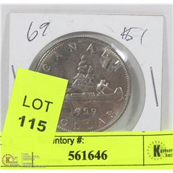 1969 CANADIAN $1 COIN