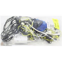 LOST & FOUND BAG OF HEADPHONES, ETC ON CHOICE