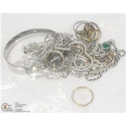 LOST AND FOUND BAG OF ASSORTED JEWELRY INCLUDING