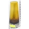 Image 1 : LARGE AMBER GLASS VASE