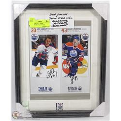 DAVE LUMLEY & JASON STRUDWICK FRAMED & AUTOGRAPHED