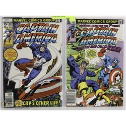 LOT OF 2 CAPTAIN AMERICA COMIC BOOKS ISSUE 225&261