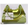 Image 1 : GREEN SNAKESKIN STYLE WITH BUCKLE HANDLE