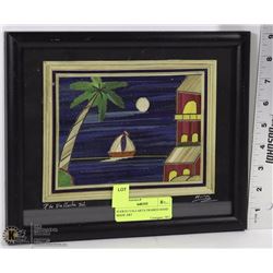 PUERTO VALLARTA FRAMED HAND MADE ART