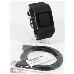 SZ LARGE BLACK FITBIT SURGE FITNESS SUPER WATCH-MSRP $279.9