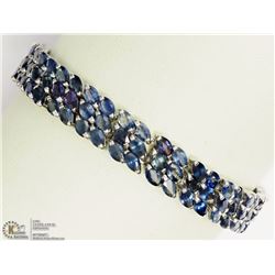 STERLING SILVER SAPPHIRE BRACELET