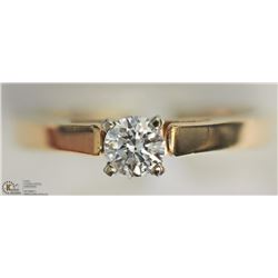 14K YELLOW GOLD DIAMOND RING